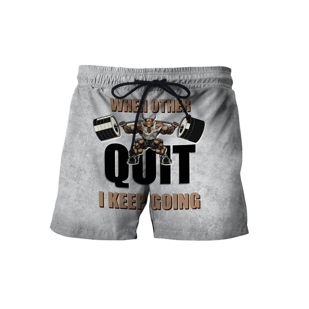 Passion of a bodybuilder 3d all over printed for man and women QB05282006-Apparel-PL8386-Shorts-S-Vibe Cosy™