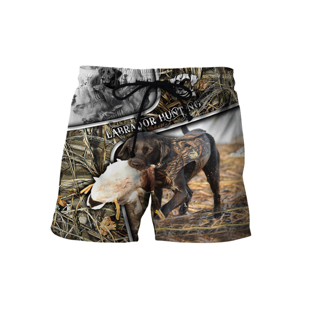 Labrador Hunting 3D Over Printed Unisex Deluxe Hoodie ML