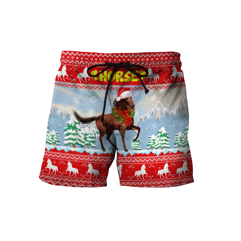 Horse Christmas 3D Shirt For Men And Women HHT16102007