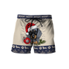 Premium Christmas Dachshund Dog Blue Unisex Shirts