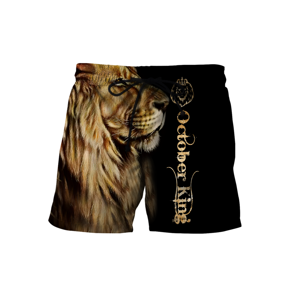 Custom Name October King 3D All Over Printed Unisex Shirts