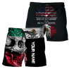 Mexican Skull-American Grown With American Roots 3D All Over Printed Shirts DQB10092003