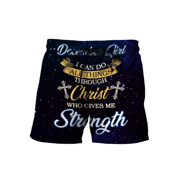 December Girl I Can Do All Things Through Christ Who Give Me Strength  3D All Over Print Shirts DQB08122009S