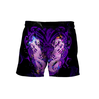 Maori moko manaia new zealand 3d all over printed shirt and short for man and women MH0407201-Apparel-PL8386-Shorts-S-Vibe Cosy™