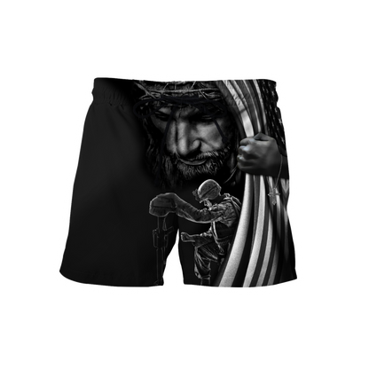 US Veteran One Nation Under God 3D All Over Printed Shirts TA09162002