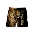 Custom Name May King Lion  3D All Over Printed Unisex Shirts