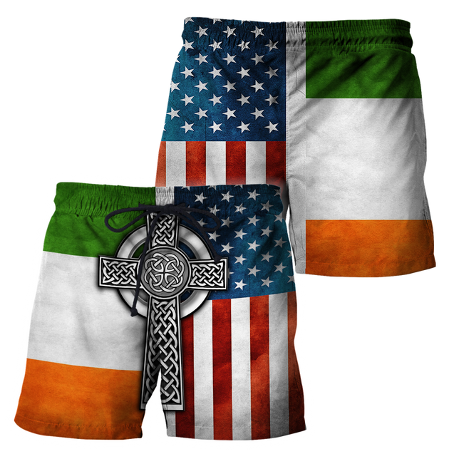 Irish By Blood American By Birth 3D All Over Printed Shirts For Men and Women DQB29102002