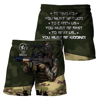 US Army US Army Veteran 3D All Over Printed Shirts For Men and Women