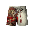 Custom Name October King Lion  3D All Over Printed Unisex Shirts