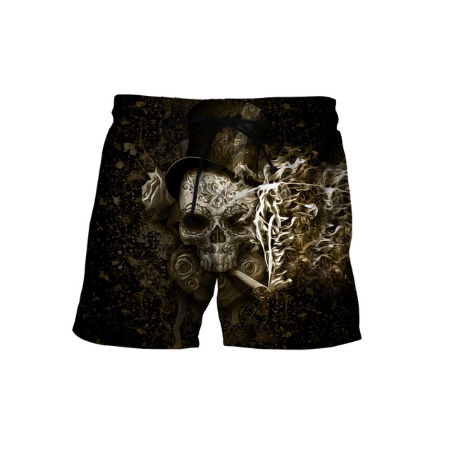 Smoking Skull By ML-Apparel-ML-Short-S-Vibe Cosy™