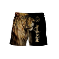 Custom Name April King Lion  3D All Over Printed  Unisex Shirts