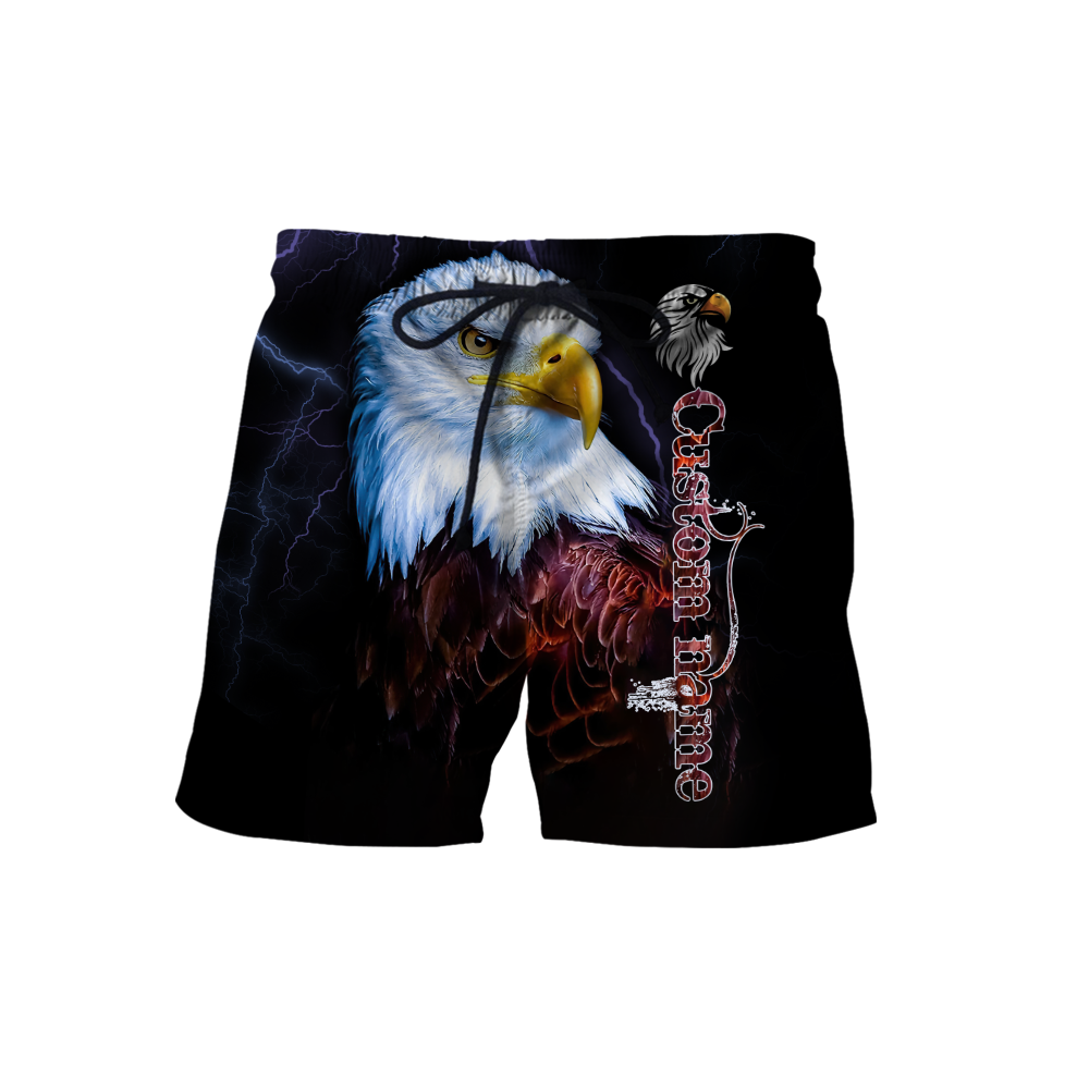 Eagle Custom Name 3D All Over Printed Shirts For Men