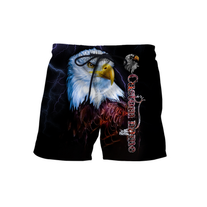 Eagle Custom Name 3D All Over Printed Shirts For Men