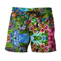 3D All Over Printed Flower Butterflies Shirts And Shorts-Apparel-HP Arts-SHORTS-S-Vibe Cosy™