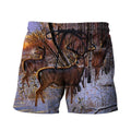 3D All Over Printed Deer Art Shirts and Shorts-Apparel-6teenth World-SHORTS-S-Vibe Cosy™