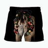 3D All Over Printed Horse Christmas Shirts and Shorts-Horse-HP Arts-Shorts-XS-Vibe Cosy™