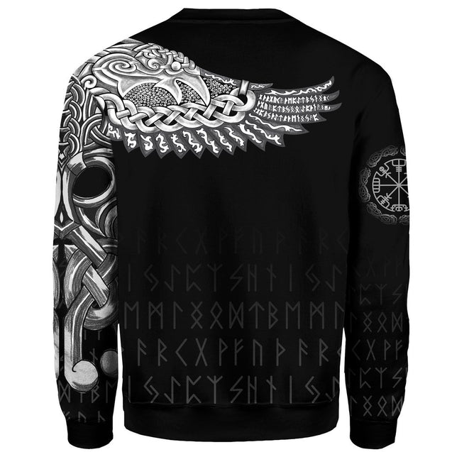 Vikings The Raven-Apparel-HP Arts-Hoodie-S-Vibe Cosy™