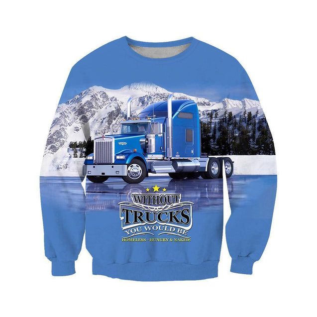 3D All Over Printed Truck Clothes-Apparel-6teenth World-Sweatshirt-S-Vibe Cosy™