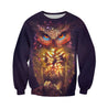 3D All Over Printed Owl Shirts and Shorts-Apparel-HP Arts-Sweatshirt-S-Vibe Cosy™