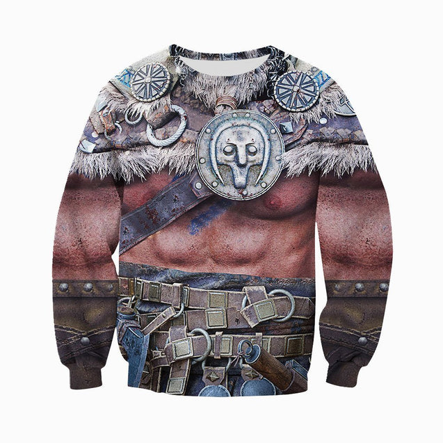 3D All Over Printed Viking Warrior Shirts-Apparel-HP Arts-Sweatshirt-S-Vibe Cosy™