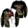 God Designed Me, Create Me, Blesses Me - 3D All Over Printed Shirts For Men and Women Pi250503-Apparel-TA-Sweatshirts-S-Vibe Cosy™