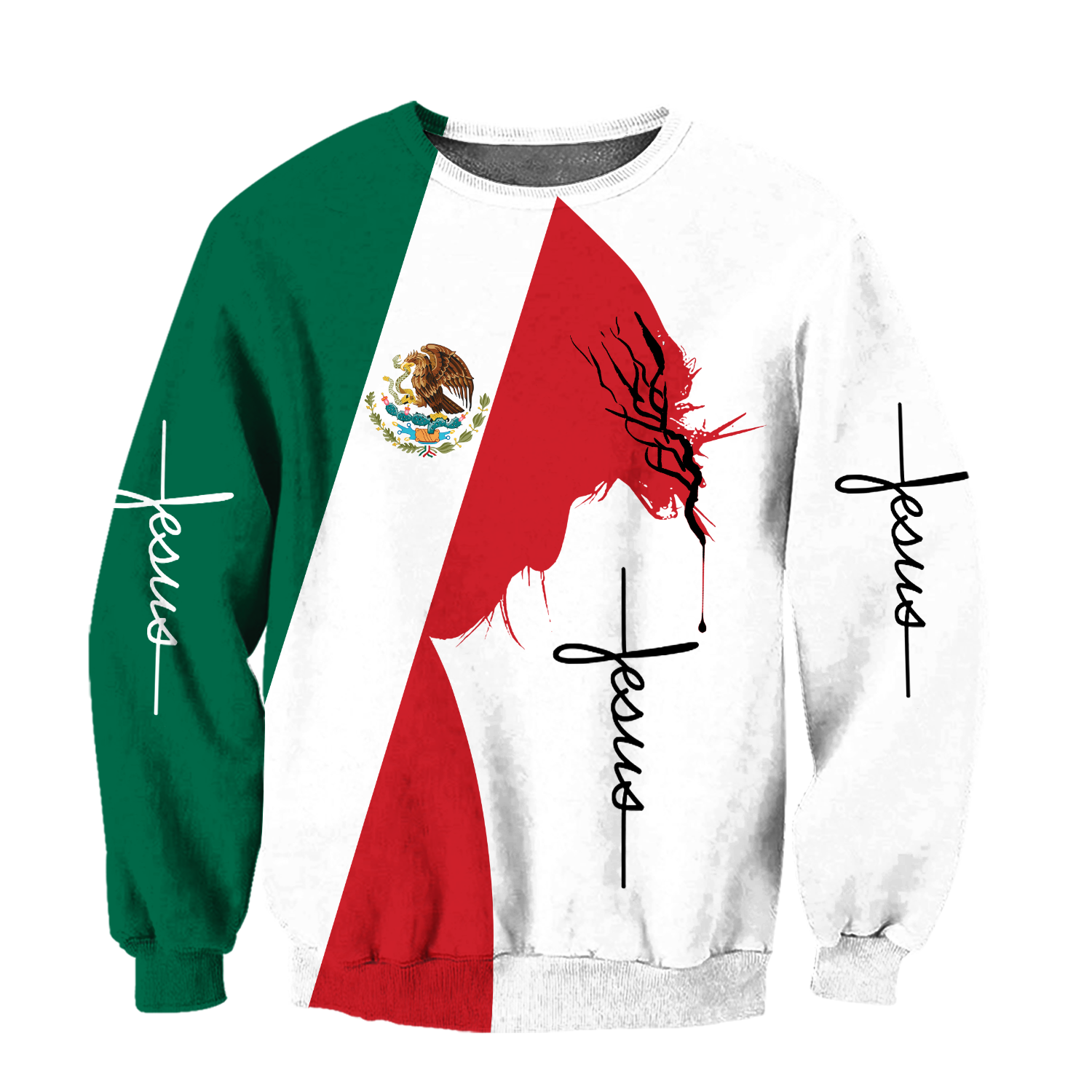 Mexico Jesus 3D All Over Printed Unisex Hoodie