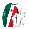 Mexico Jesus 3D All Over Printed Unisex Hoodie