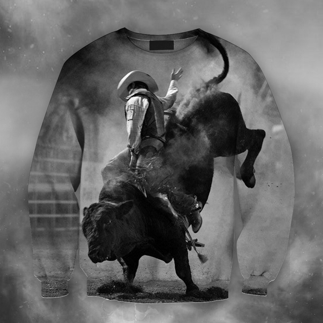 3D All Over Print Professional Bull Riders 2-Apparel-PHLong-Sweatshirt-S-Vibe Cosy™