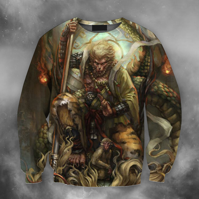 3D All Over Print Wukong Art-Apparel-PHL-Sweatshirt-S-Vibe Cosy™