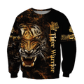 Tiger Warrior Over Printed Shirt for men and women