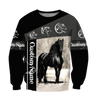 Black Horse Custom Name 3D All Over Printed Shirts TA09252001S