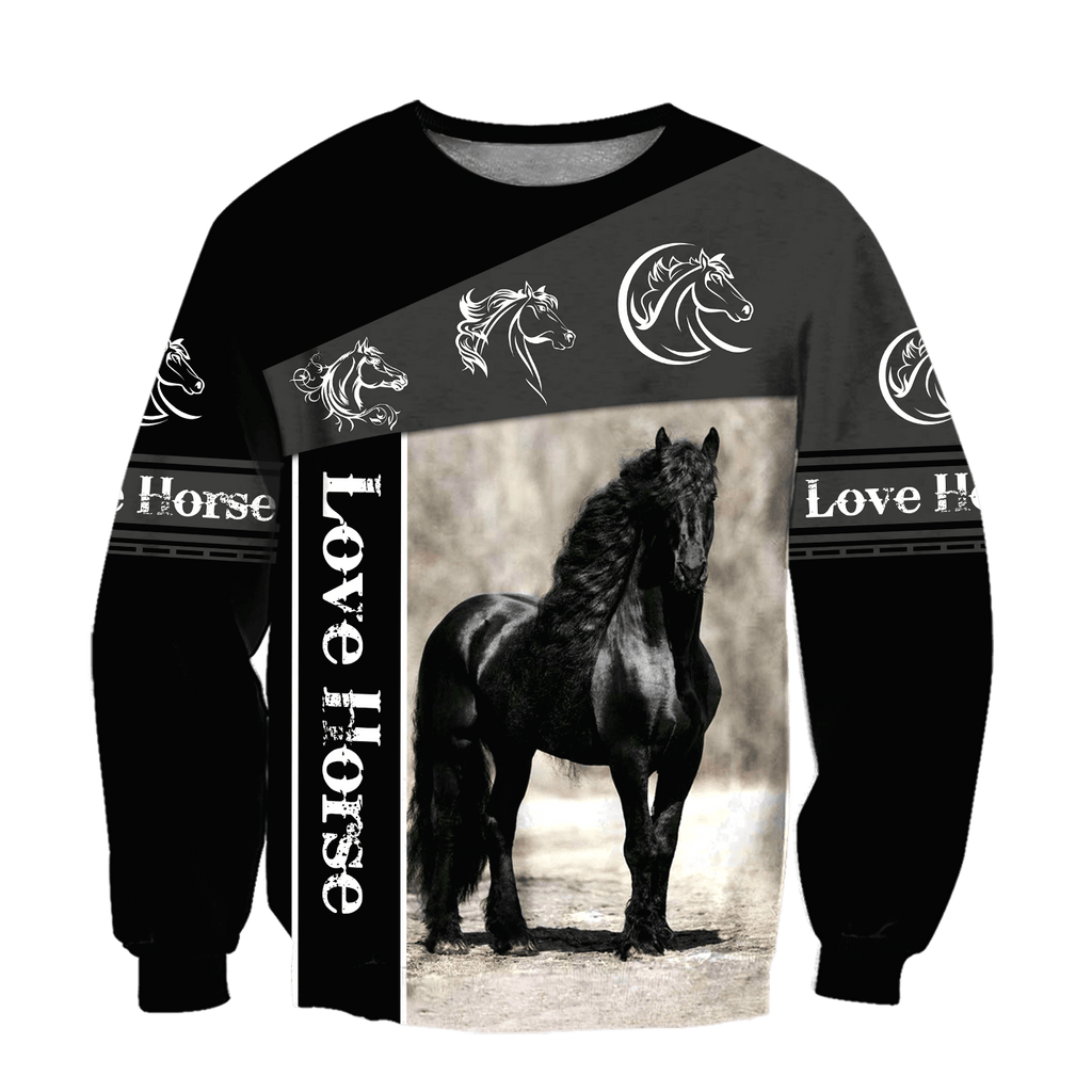 Love Horse 3D All Over Printed Shirts For Men and Women TA09252001