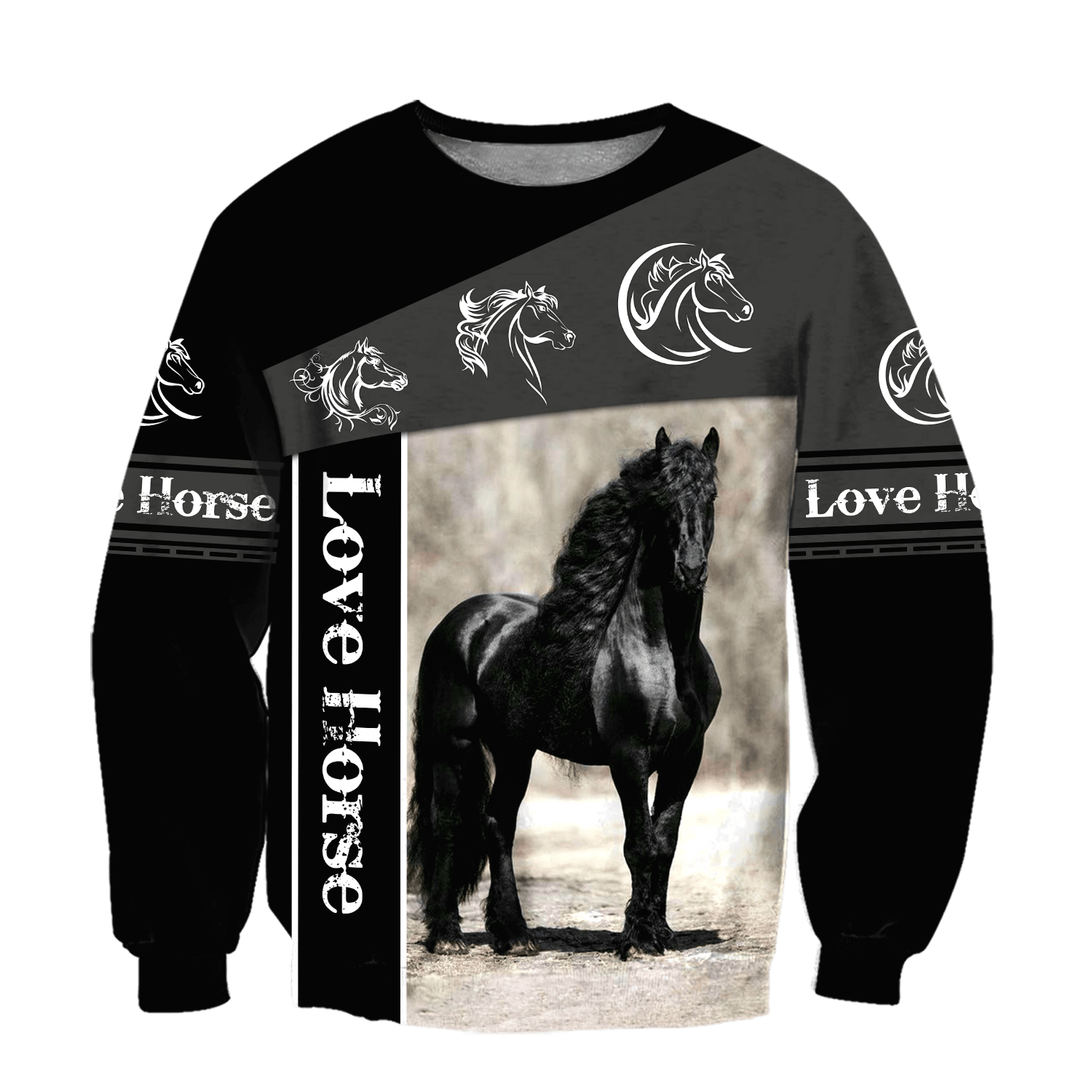 Love Horse 3D All Over Printed Shirts For Men and Women TA09252001