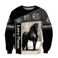 Love Horse 3D All Over Printed Shirts For Men and Women TA09252001