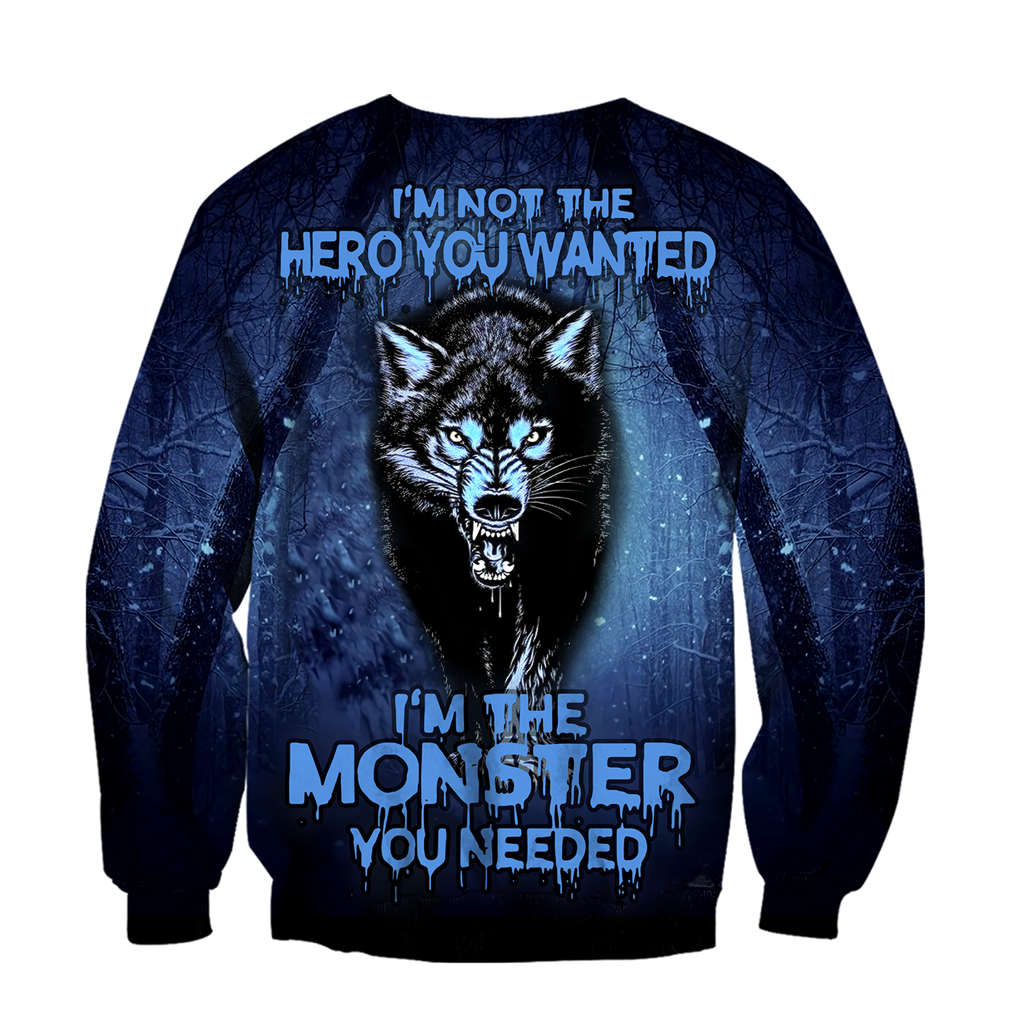 Night Wolf 3D All Over Print Hoodie T Shirt For Men and Women HHT07092016
