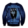 Night Wolf 3D All Over Print Hoodie T Shirt For Men and Women HHT07092016