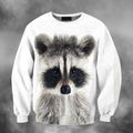 All Over Print Raccoon 02-Apparel-HbArts-Sweatshirt-S-Vibe Cosy™