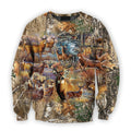 3D All Over Printed Deer camo Shirts-Apparel-HbArts-Hoodies-S-Vibe Cosy™
