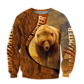 Bears hunter camo 3D all over printer shirts for man and women Pi211202 PL-Apparel-PL8386-sweatshirt-S-Vibe Cosy™