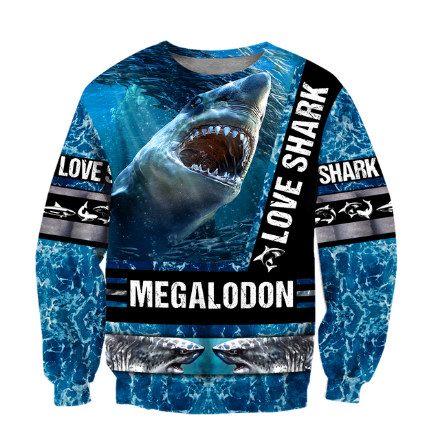 Love Shark 3D All Over Printed Shirts For Men and Women HAC180702-Apparel-TT-Sweatshirt-S-Vibe Cosy™