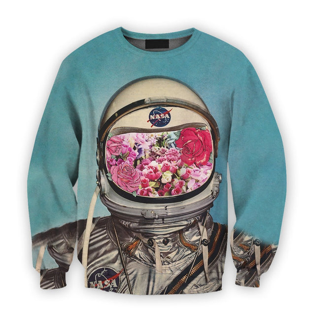 3D all over print astronaut outerspace-Apparel-HbArts-Sweatshirt-S-Vibe Cosy™