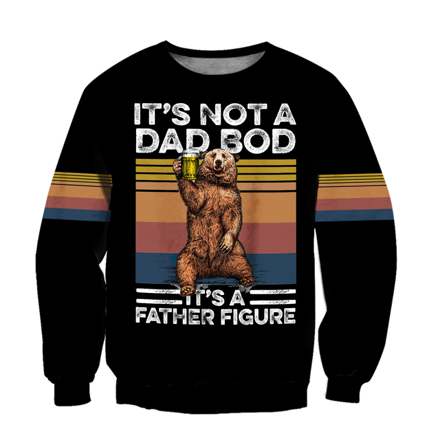 It's not a dad bod, 3d hoodie shirt for men and women HAC040604-Apparel-HG-Sweater-S-Vibe Cosy™