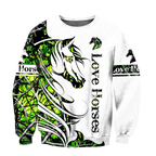 Horse Camo Pattern 3D All Over Printed Shirts Pi050501S3-Apparel-TA-Sweatshirts-S-Vibe Cosy™