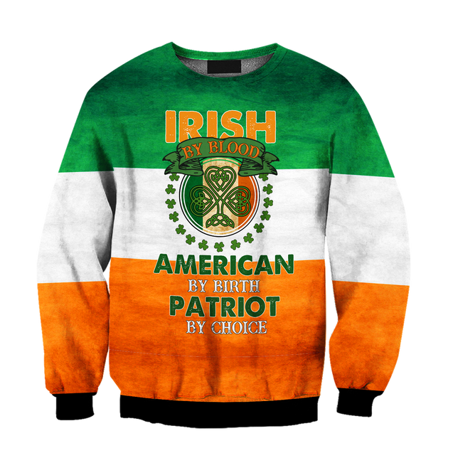 Irish St.Patrick day 3d hoodie shirt for men and women HVT31102002