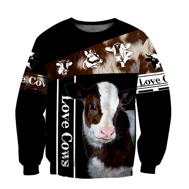 Love Cows - Happy Farm 3D All Over Printed Shirts