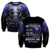 October Guy Skull 3D All Over Printed Shirts Pi24102010ST