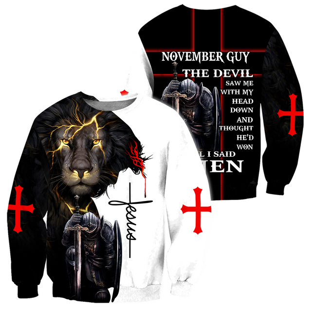 November Guy- Untill I Said Amen 3D All Over Printed Shirts For Men and Women Pi250501S11