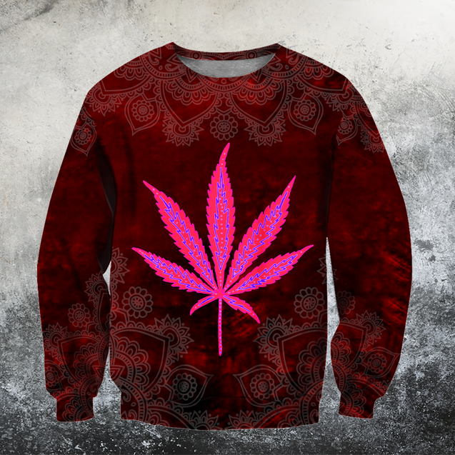 Hippie Red 3D All Over Printed Hoodie Shirt by SUN HAC300301-Apparel-SUN-Sweatshirts-S-Vibe Cosy™