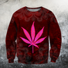 Hippie Red 3D All Over Printed Hoodie Shirt by SUN HAC300301-Apparel-SUN-Sweatshirts-S-Vibe Cosy™
