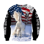 Love Horse 3D All Over Printed Shirts VP11112005XT